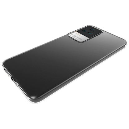 10Pcs/Pack Clear Anti-watermark Case for Xiaomi Redmi K50 Pro/K50, Precise Cutouts Soft TPU Lightweight Back Cover Protector