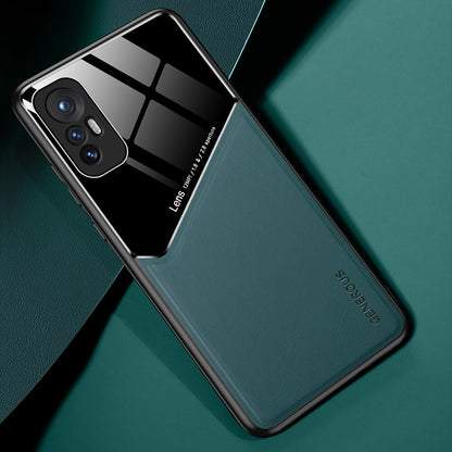 Precise Cut-Out Phone Case for Xiaomi 12 Pro 5G/12S Pro 5G/12 Pro (Dimensity) 5G Pro Shockproof Cover Anti-Fall Textured Leather Shell with Magnetic Metal Sheet TPU Frame Phone Protector