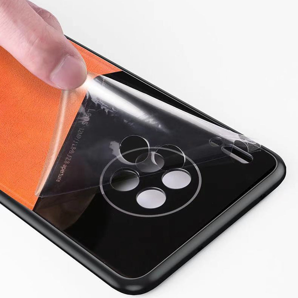 Precise Cut-Out Phone Case for Xiaomi 12 Pro 5G/12S Pro 5G/12 Pro (Dimensity) 5G Pro Shockproof Cover Anti-Fall Textured Leather Shell with Magnetic Metal Sheet TPU Frame Phone Protector