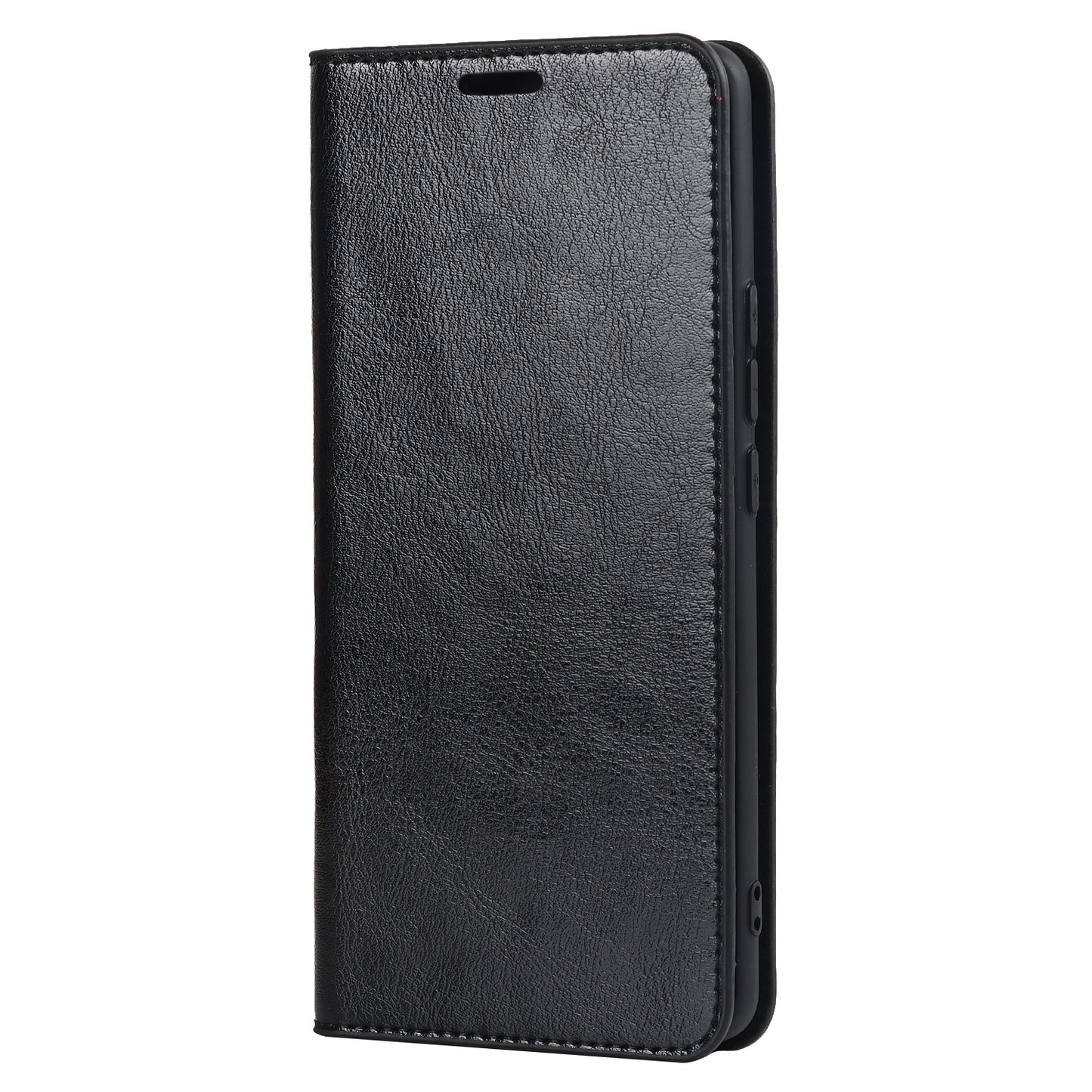 Genuine Leather Phone Case for Xiaomi 12 Pro 5G/12S Pro 5G/12 Pro (Dimensity) 5G, Anti-scratch Wallet Stand Crazy Horse Texture Shell