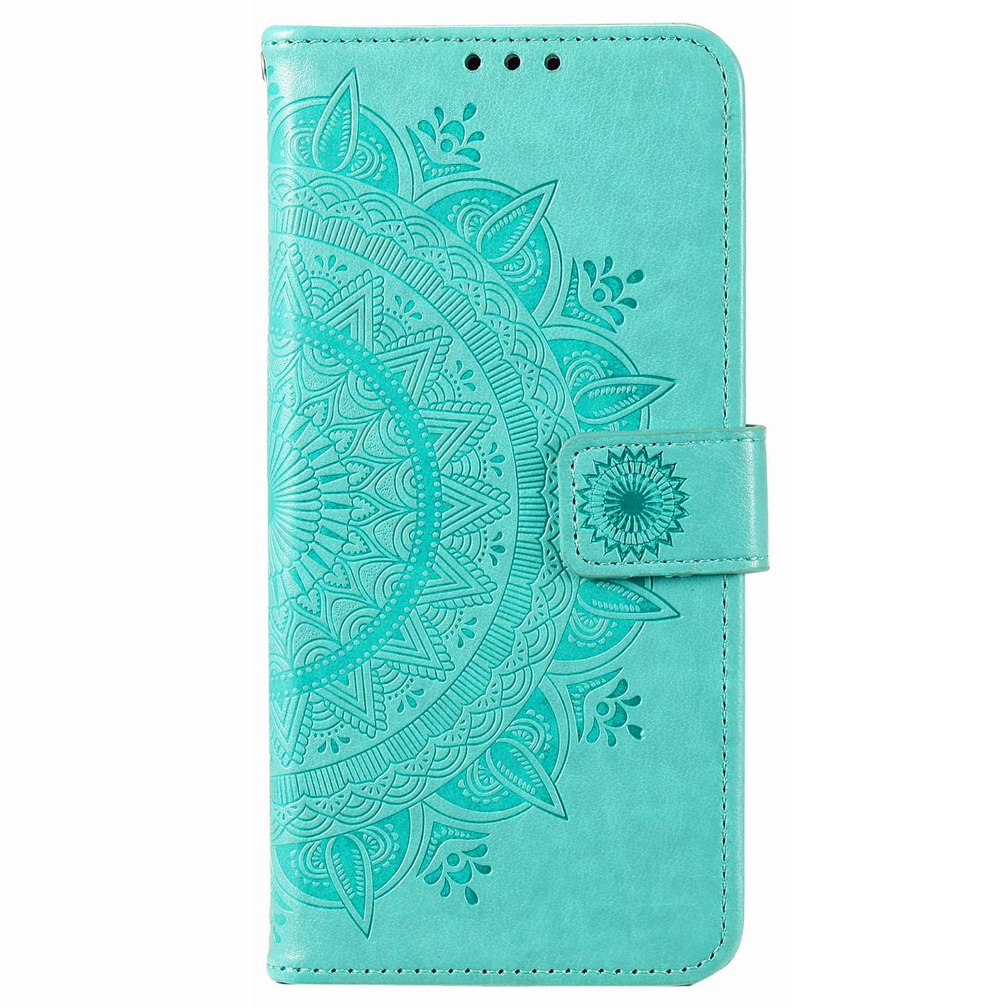 For Xiaomi Poco X4 Pro 5G Wallet Stand Design Imprinted Mandala Flower Fully Wrapped PU Leather Phone Flip Cover Phone Case