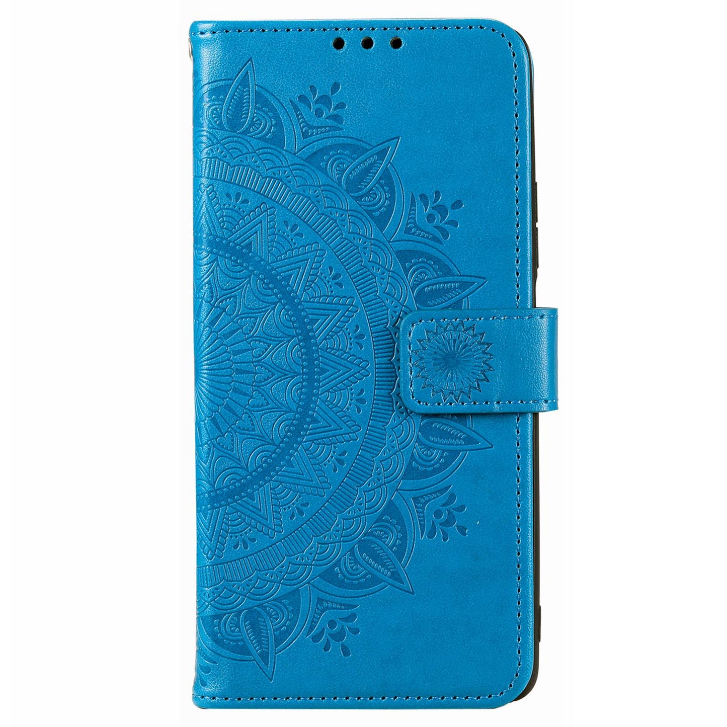 For Xiaomi Poco X4 Pro 5G Wallet Stand Design Imprinted Mandala Flower Fully Wrapped PU Leather Phone Flip Cover Phone Case