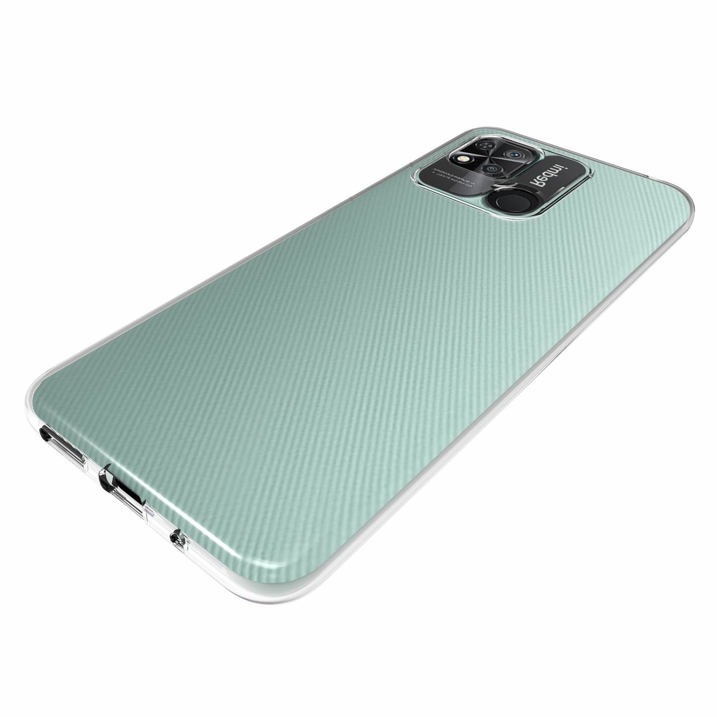 10Pcs/Pack Cellphone Case for Xiaomi Redmi 10C/Redmi 10 (India), Precise Cutouts Clear TPU Inner Watermark-Free Phone Cover