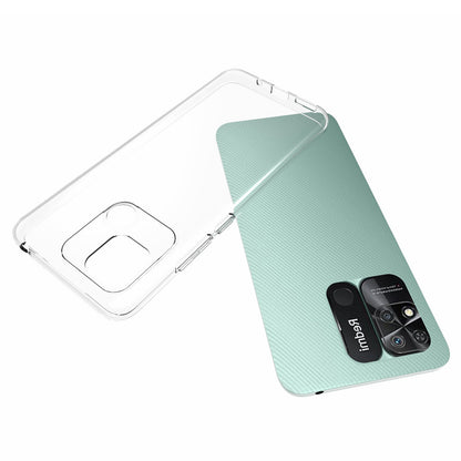 10Pcs/Pack Cellphone Case for Xiaomi Redmi 10C/Redmi 10 (India), Precise Cutouts Clear TPU Inner Watermark-Free Phone Cover