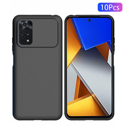 10Pcs/Pack Soft TPU Phone Case for Xiaomi Poco M4 Pro 4G, Dual-sided Matte Finish Anti-scratch Protective Cover