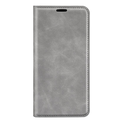 Skin-touch Folio Flip Leather Shell for Xiaomi Redmi Note 11E 5G / Redmi 10 5G / Redmi 10 Prime+ 5G, Auto-absorbed Magnetic Wallet Stand Drop-proof Mobile Phone Case