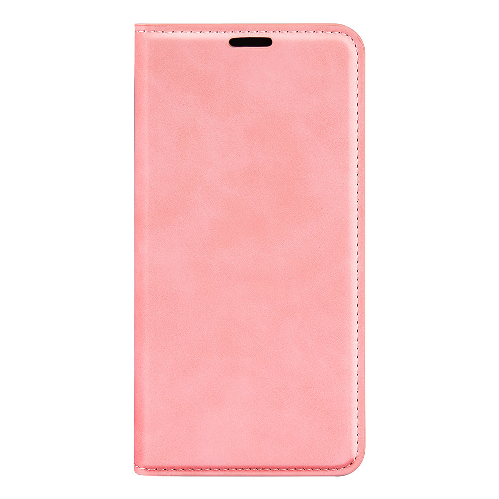 Skin-touch Folio Flip Leather Shell for Xiaomi Redmi Note 11E 5G / Redmi 10 5G / Redmi 10 Prime+ 5G, Auto-absorbed Magnetic Wallet Stand Drop-proof Mobile Phone Case
