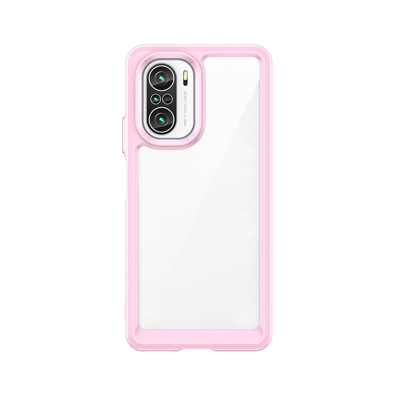 For Xiaomi Poco F3/Mi 11i/Mi 11X/Mi 11X Pro/Redmi K40/K40 Pro/K40 Pro+ Independent Buttons Phone Shell TPU+Acrylic Hybrid Case