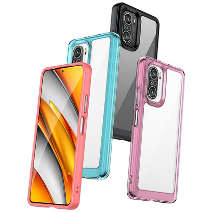 For Xiaomi Poco F3/Mi 11i/Mi 11X/Mi 11X Pro/Redmi K40/K40 Pro/K40 Pro+ Independent Buttons Phone Shell TPU+Acrylic Hybrid Case