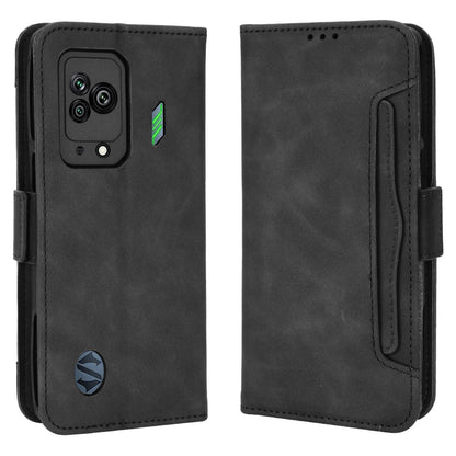 For Xiaomi Black Shark 5 Multiple Card Slots Phone Cover Anti-scratch PU Leather Wallet Stand Case