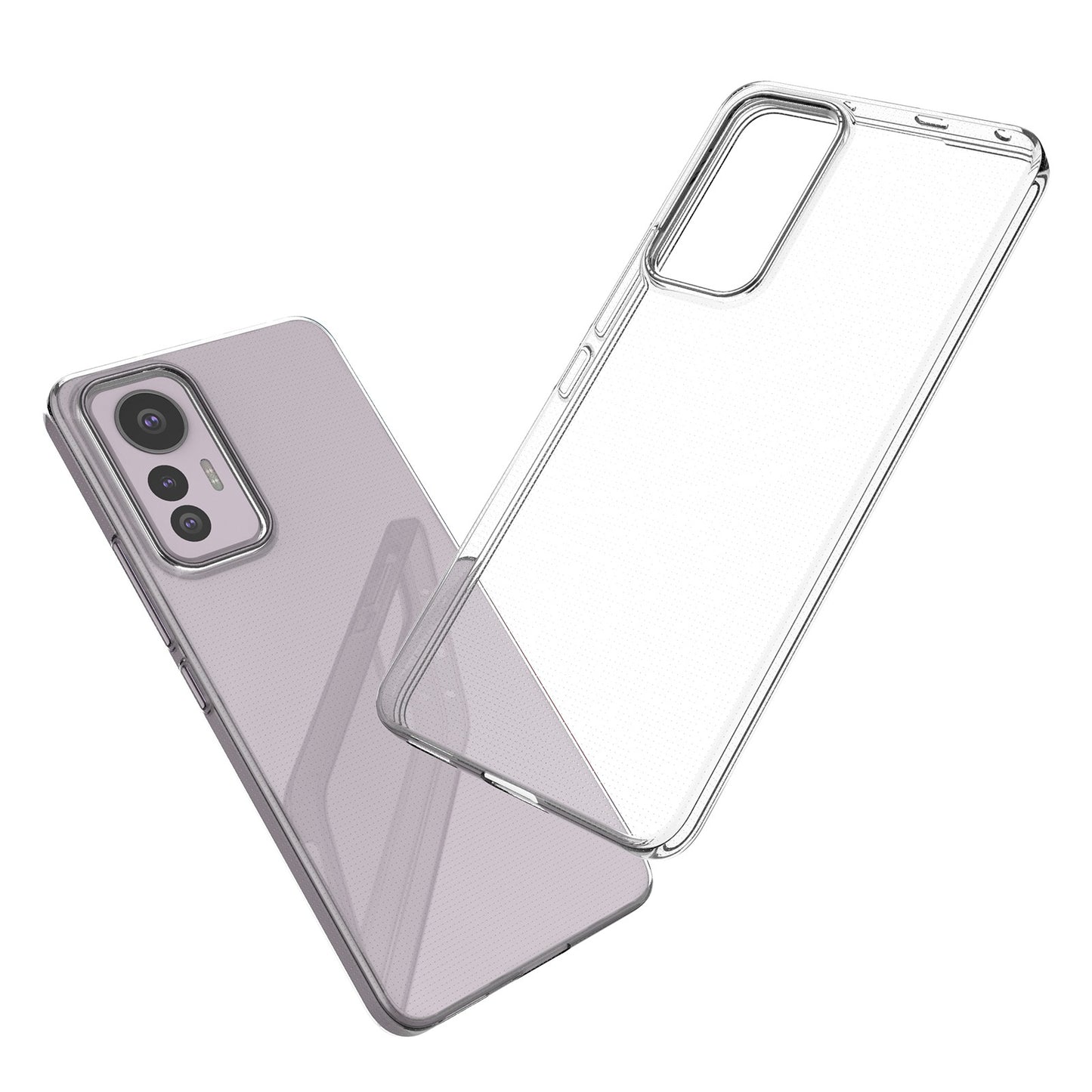 For Xiaomi 12 Lite 5G Crystal Clear TPU Phone Cover Ultra Slim Anti-scratch Protective Case