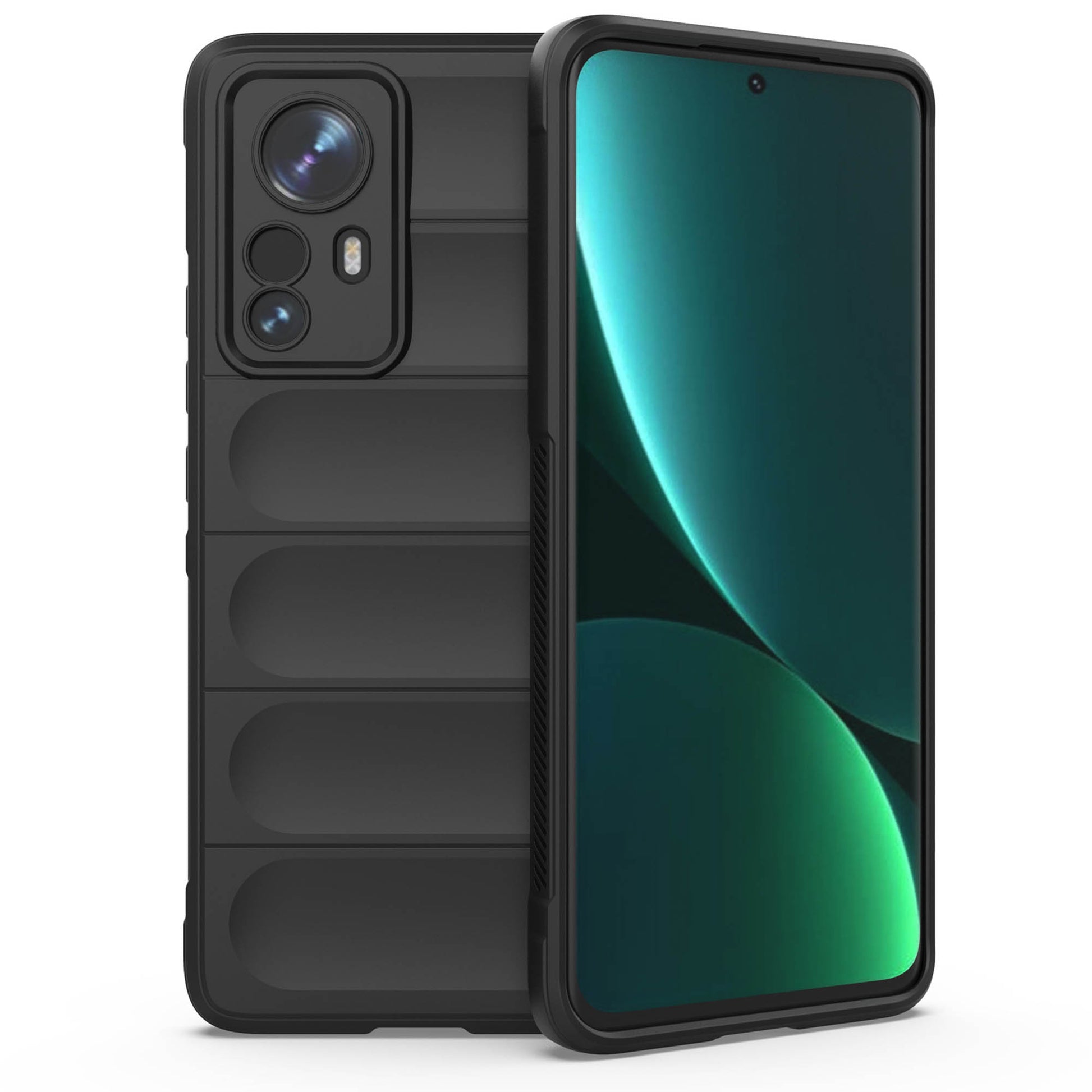 Shockproof Case for Xiaomi 12 Pro 5G/12S Pro 5G/12 Pro (Dimensity) 5G Anti-fall Rugged Back Shell Soft TPU Phone Protector