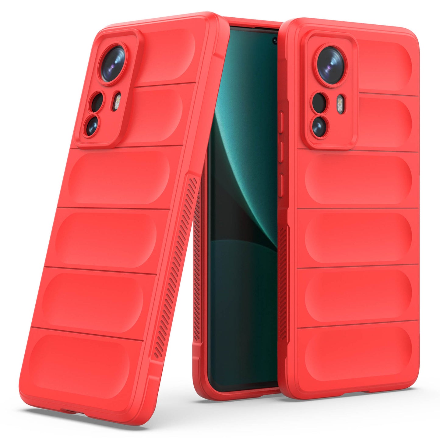Shockproof Case for Xiaomi 12 Pro 5G/12S Pro 5G/12 Pro (Dimensity) 5G Anti-fall Rugged Back Shell Soft TPU Phone Protector