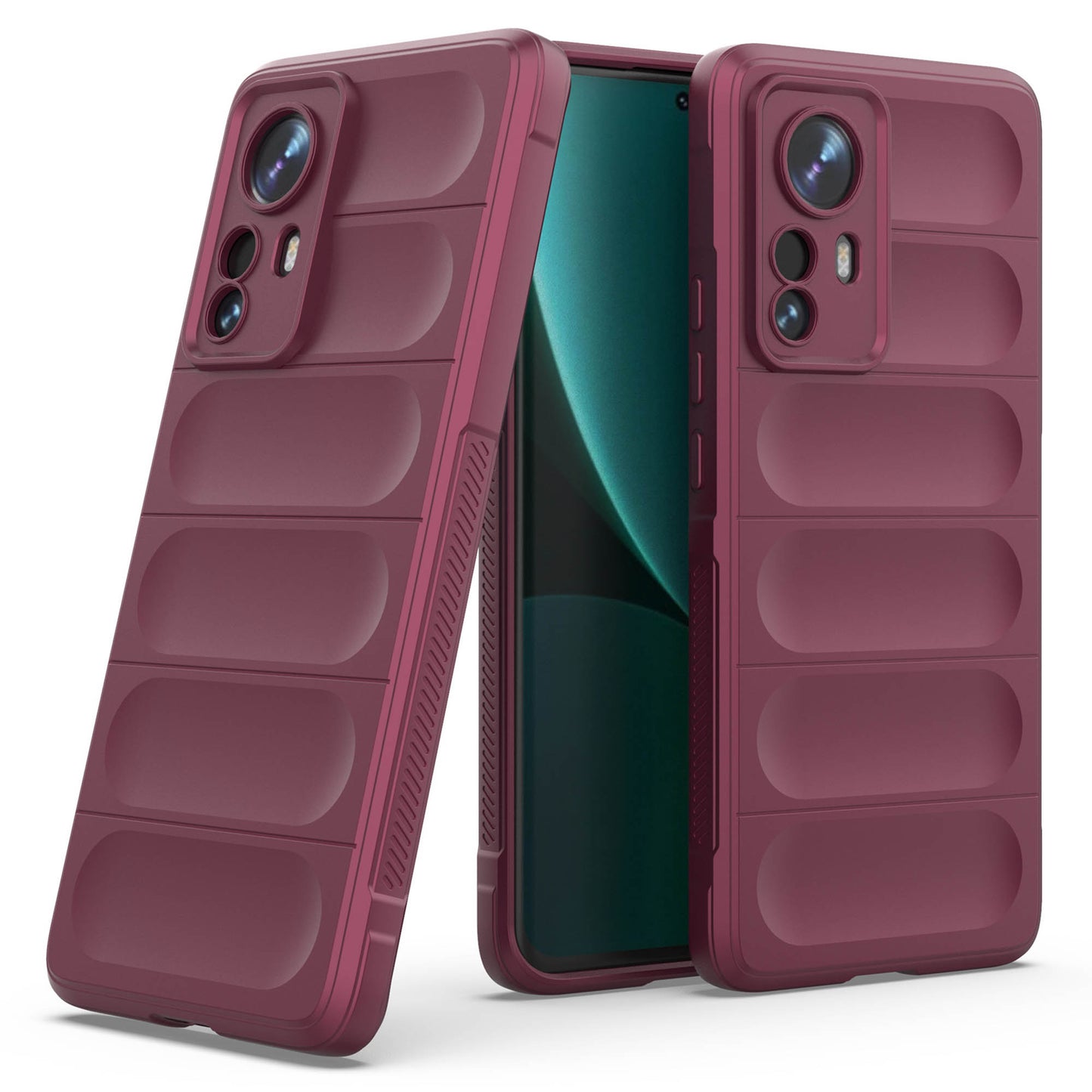 Shockproof Case for Xiaomi 12 Pro 5G/12S Pro 5G/12 Pro (Dimensity) 5G Anti-fall Rugged Back Shell Soft TPU Phone Protector