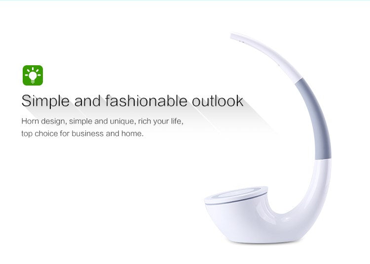 NILLKIN Phantom QI Standard Wireless Charger LED Table Lamp for Samsung S6 / S6 Edge LG Nokia Motorola Etc