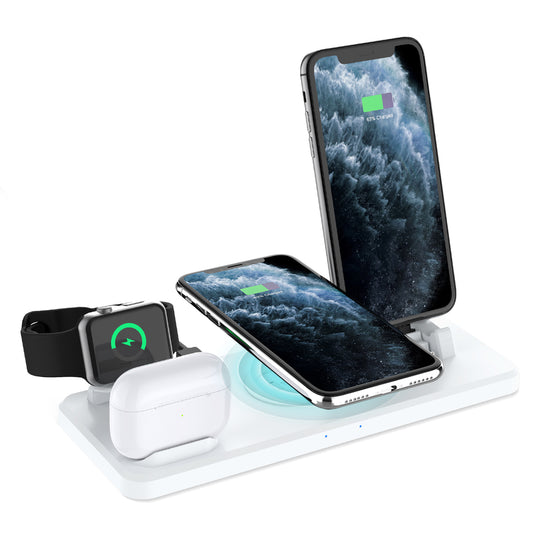 15W Multi-function 6 in 1 Fast Charging Wireless Charger