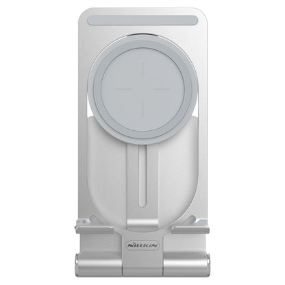 NILLKIN PowerHold 2 in 1 Collapsible Mini Wireless Charging Stand Desktop Bracket