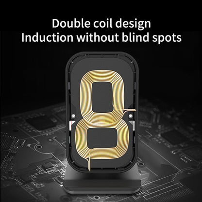 15W Qi Wireless Charger Mobiel Phone Desk Fast Charging Stand for iPhone Samsung