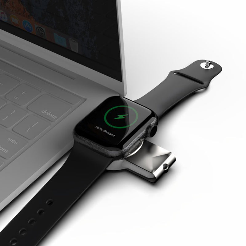 T304 USB Type-C Portable Magnetic Wireless Charger Charging Base Adapter for Apple Watch 1/2/3/4/5/6/SE