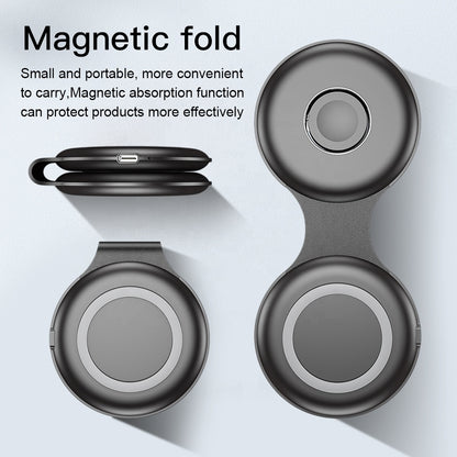 WS40 15W 3 in 1 Multi-functional Folding Wireless Fast Charger with Magnetic Adsorption