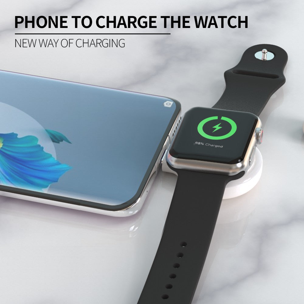 K1 Type-C Lightweight Portable Magnetic Wireless Charger for Apple Watch Series 1/2/3/4/5/6/SE/7