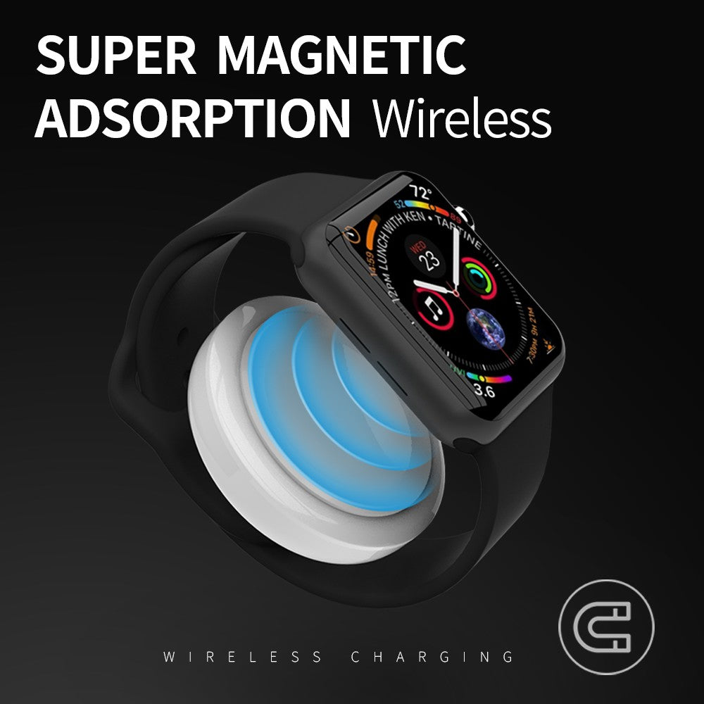 K1 Type-C Lightweight Portable Magnetic Wireless Charger for Apple Watch Series 1/2/3/4/5/6/SE/7