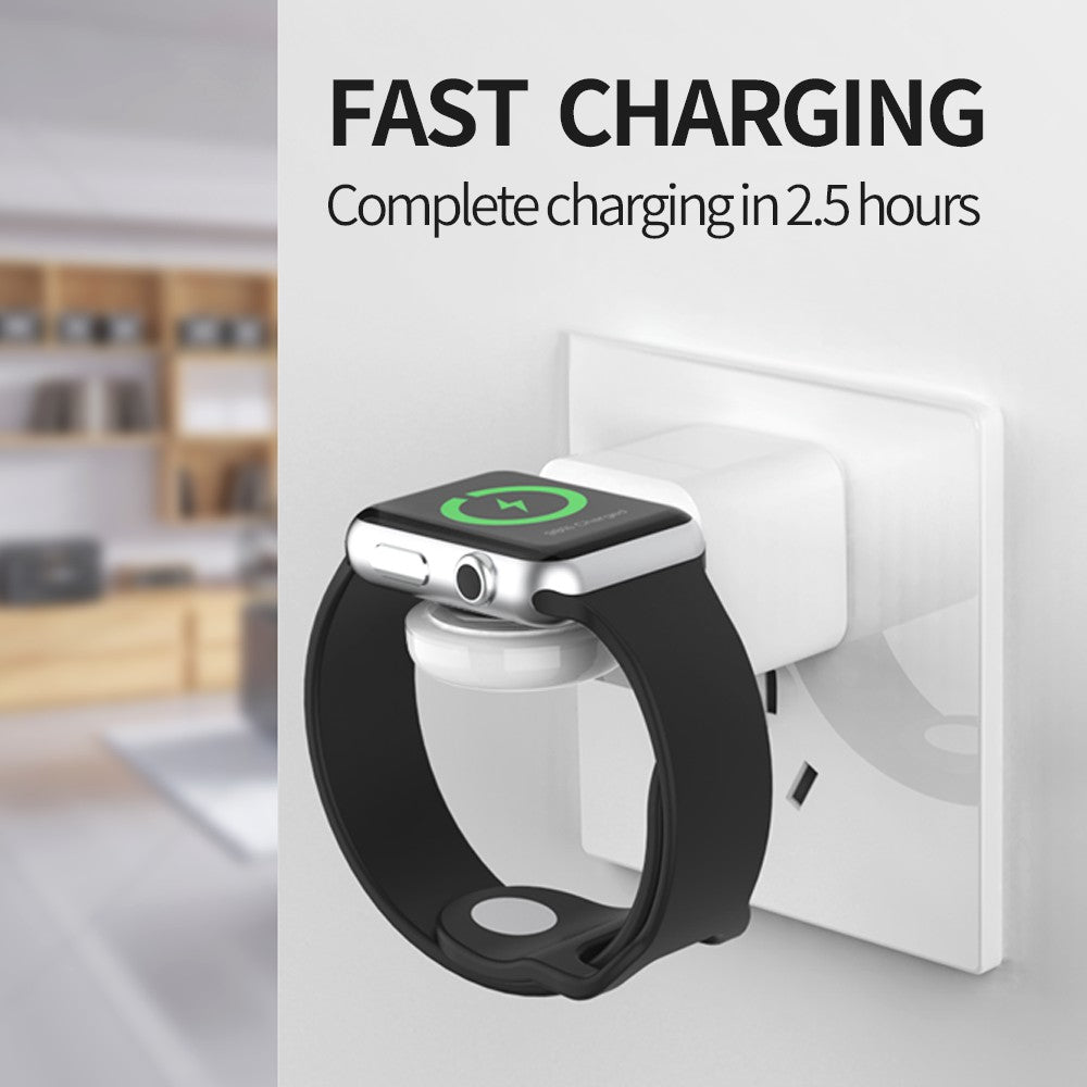 K1 Type-C Lightweight Portable Magnetic Wireless Charger for Apple Watch Series 1/2/3/4/5/6/SE/7