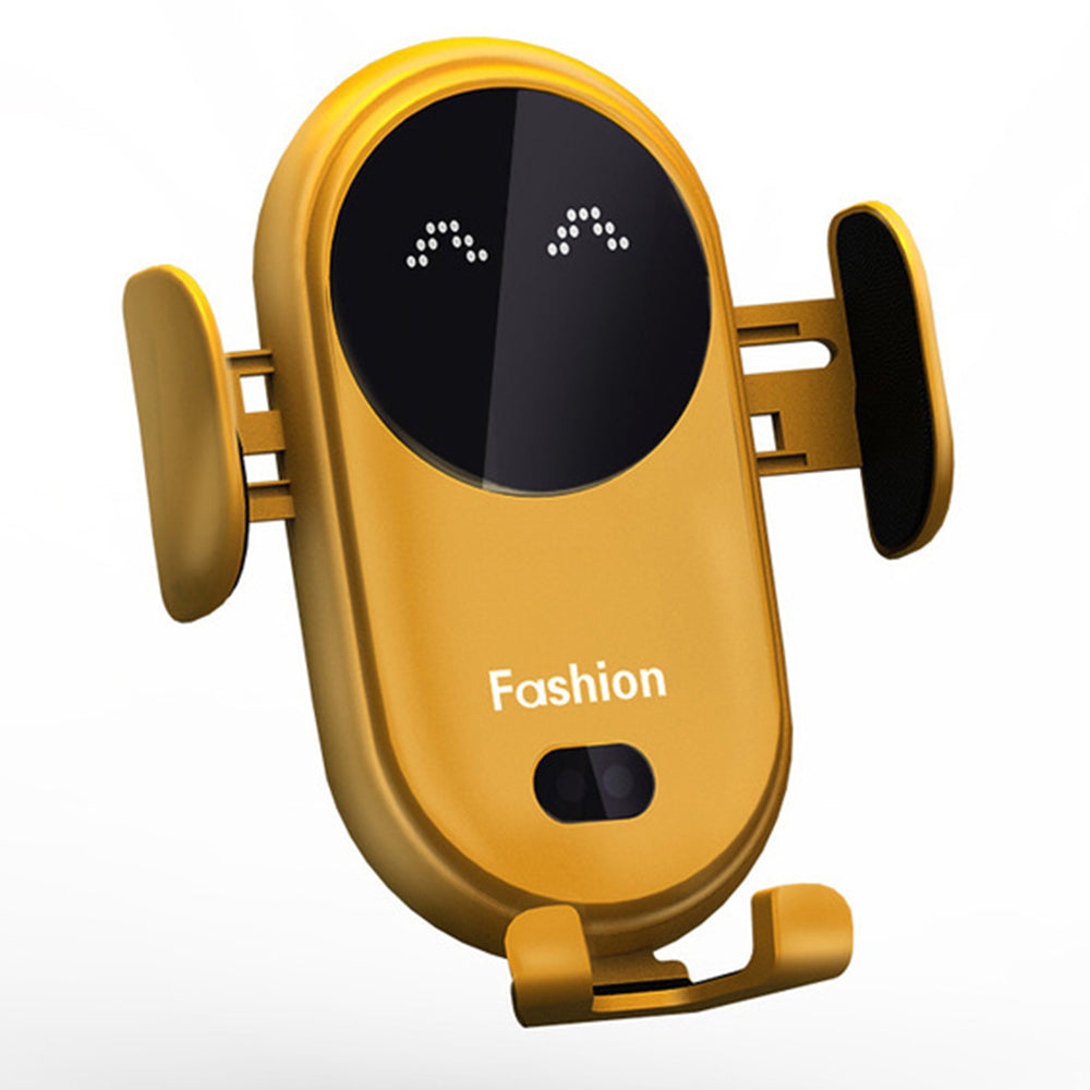 S11 Infrared Induction Wireless Fast Charger 360-degree Rotating Charging Station with Air Vent Phone Mount Holder for Mobile Phones