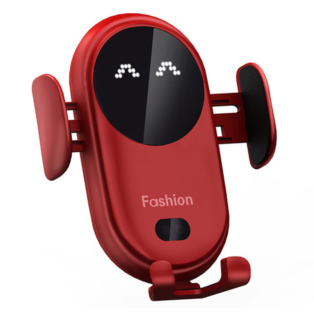 S11 Infrared Induction Wireless Fast Charger 360-degree Rotating Charging Station with Air Vent Phone Mount Holder for Mobile Phones