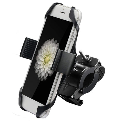15-22mm Bicycle Motorcycle Handlebar Mount 360 Degree Rotating Mobile Phone Holder Bracket