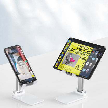 T4 Universal Height Adjustable Phone Tablet Holder Stand Portable Foldable Desktop Bracket