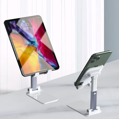 T4 Universal Height Adjustable Phone Tablet Holder Stand Portable Foldable Desktop Bracket