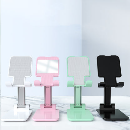 T4 Universal Height Adjustable Phone Tablet Holder Stand Portable Foldable Desktop Bracket
