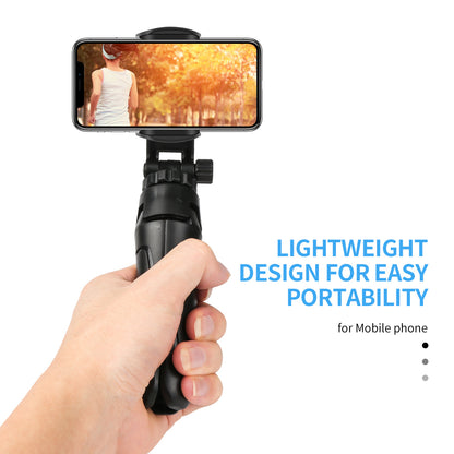 1/4 inch Mini Desktop Tripod Phone Holder Stand with Clip for DJI OSMO Mobile 2 Feiyu Vimbal 2 Action Camera