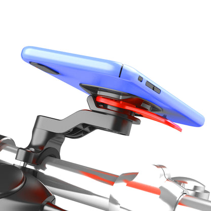 HL-143A Bicycle Anti-shake Mobile Phone Holder Motorcycle Bike Mount Stand Bracket for 4.7-7.2 inch Smartphone