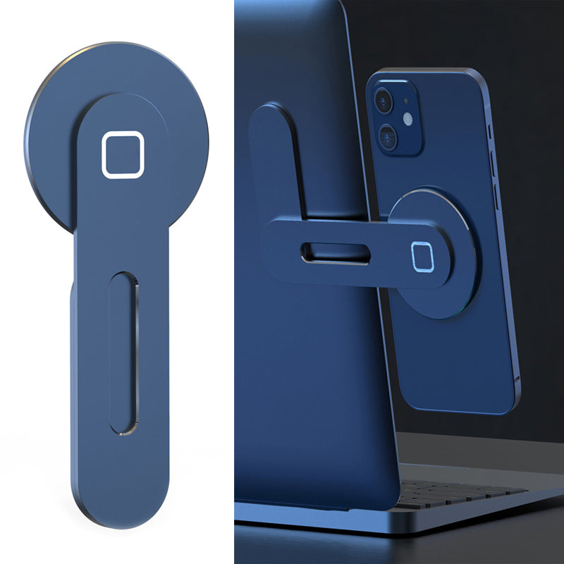 For iPhone 12 Series Magsafe Magnetic Phone Holder Metal Laptop Phone Stand for iMac Side Mount Bracket