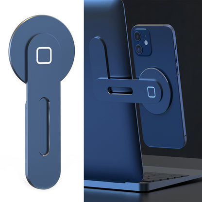 For iPhone 12 Series Magsafe Magnetic Phone Holder Metal Laptop Phone Stand for iMac Side Mount Bracket