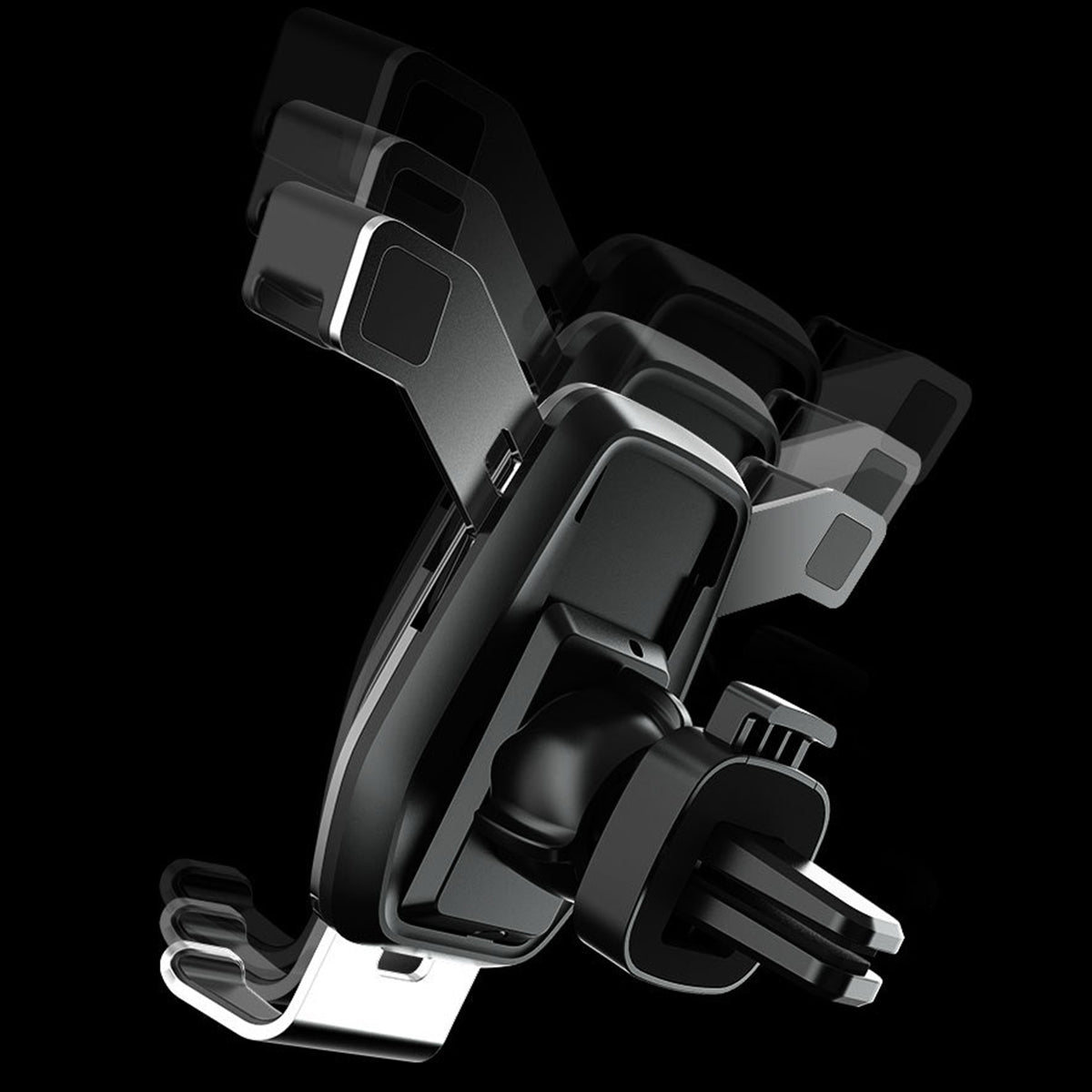 M1 Universal Car Air Outlet Mount Gravity Phone Holder Stand Rotatable Metal Bracket