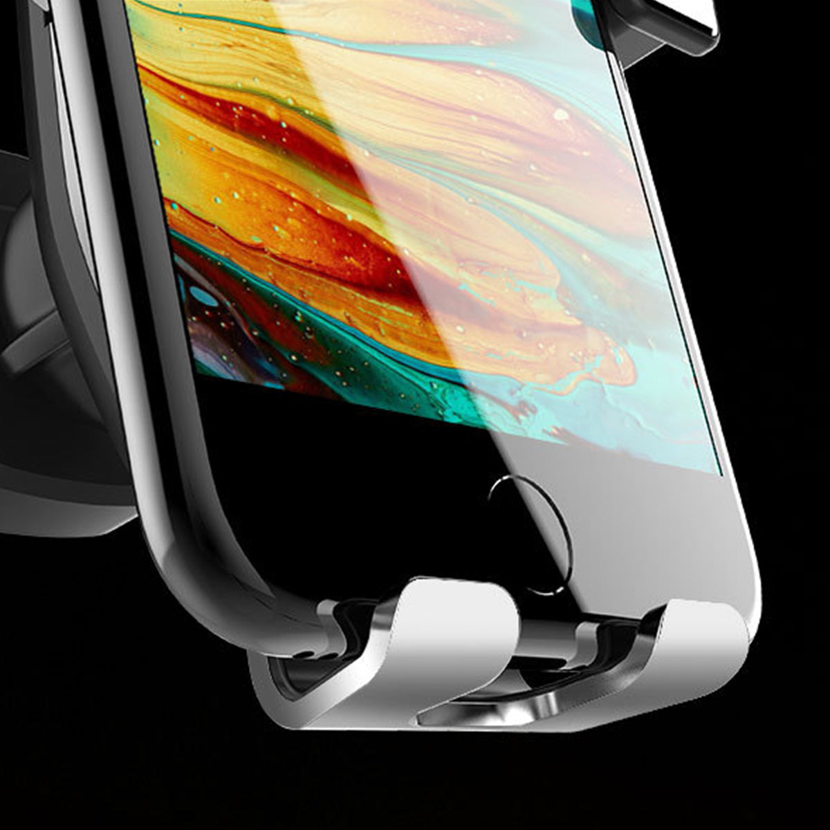 M1 Universal Car Air Outlet Mount Gravity Phone Holder Stand Rotatable Metal Bracket