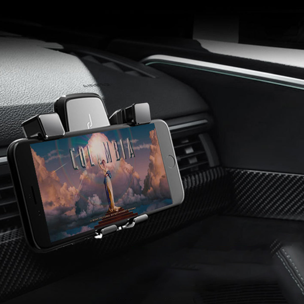 M1 Universal Car Air Outlet Mount Gravity Phone Holder Stand Rotatable Metal Bracket