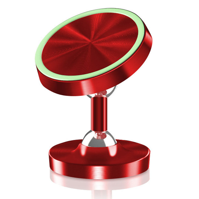 DW-55 Luminous Magnetic Car Dashboard Phone Holder 360 Degrees Rotating Metal Cell Phone Stand Bracket