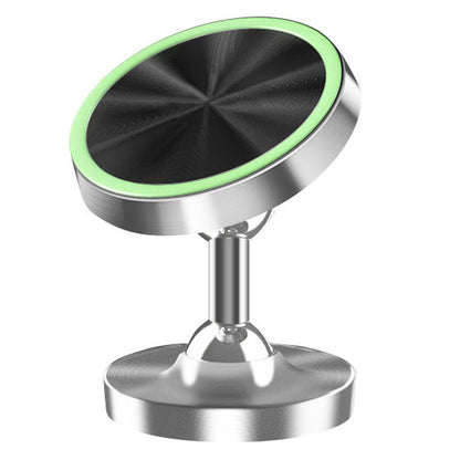 DW-55 Luminous Magnetic Car Dashboard Phone Holder 360 Degrees Rotating Metal Cell Phone Stand Bracket
