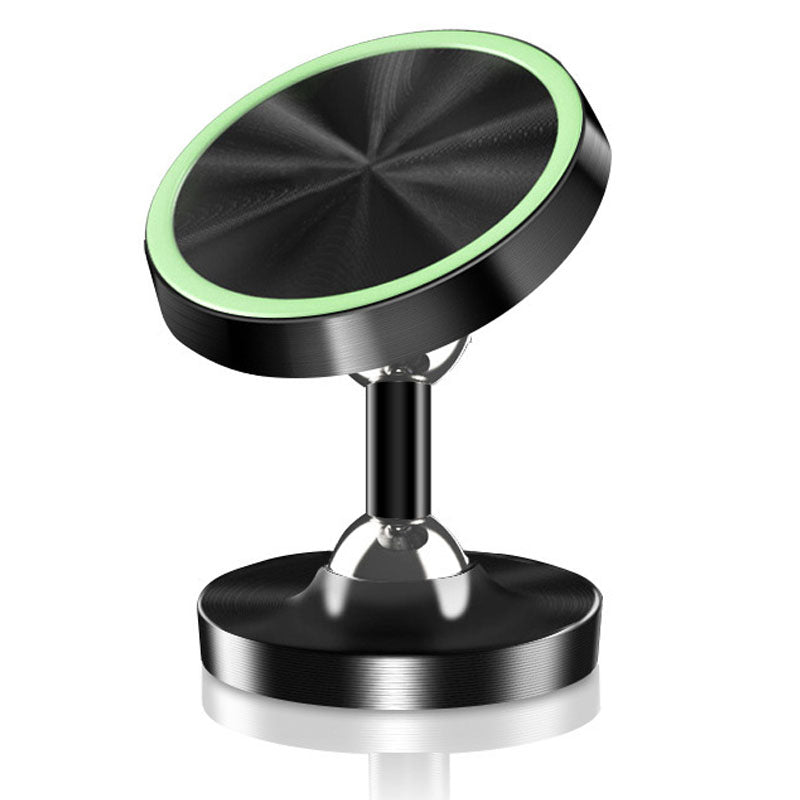DW-55 Luminous Magnetic Car Dashboard Phone Holder 360 Degrees Rotating Metal Cell Phone Stand Bracket