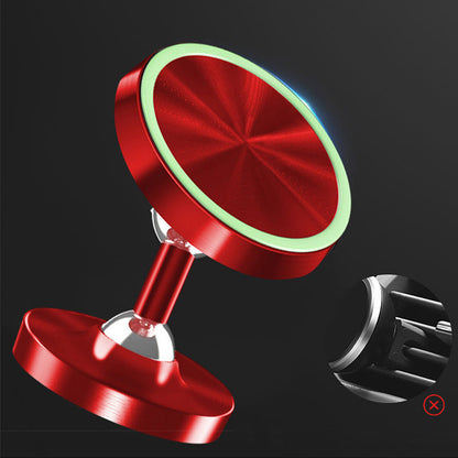 DW-55 Luminous Magnetic Car Dashboard Phone Holder 360 Degrees Rotating Metal Cell Phone Stand Bracket