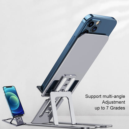 TC04 Cell Phone Stand Holder Height Angle Adjustable Hard Aluminum Alloy Desktop Phone Desk Mount Holder