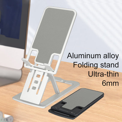 TC04 Cell Phone Stand Holder Height Angle Adjustable Hard Aluminum Alloy Desktop Phone Desk Mount Holder