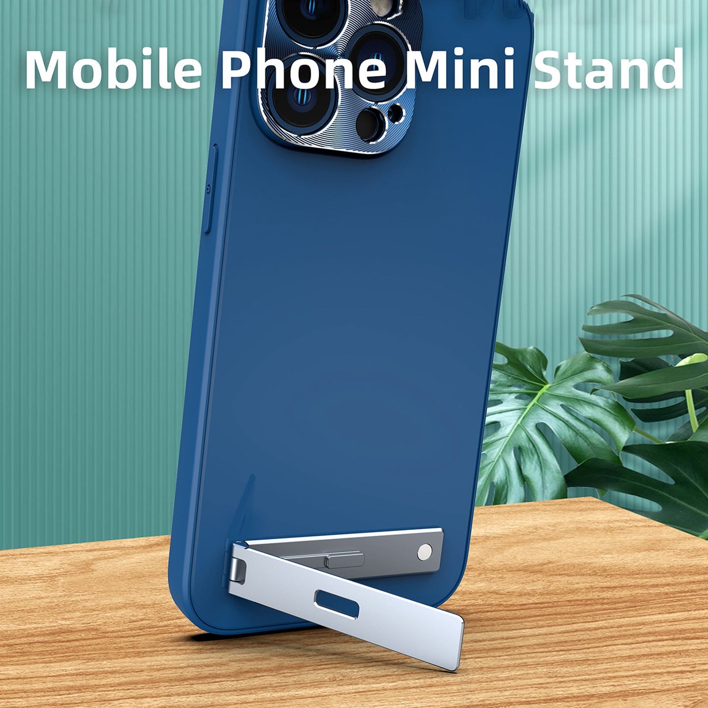 T629 Universal Mini Size Aluminum Alloy Portable Magnetic Folding Desk Mount Holder Bracket Mobile Phone Cradle