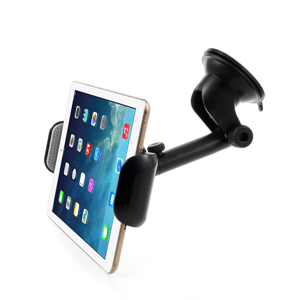 Universal Rotary Suction Cup Car Windshield Mount Tablet Holder for iPad Air 2 etc. 7-15" Tablets