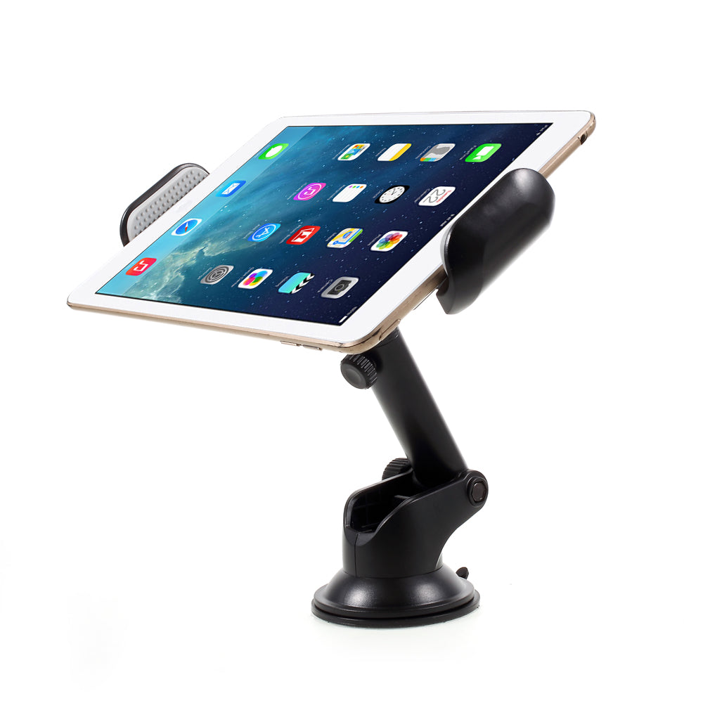 Universal Rotary Suction Cup Car Windshield Mount Tablet Holder for iPad Air 2 etc. 7-15" Tablets