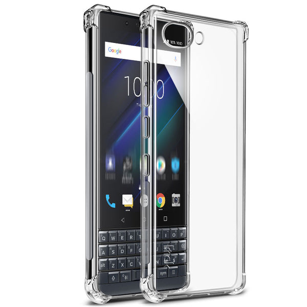 IMAK Smooth Feel Anti-drop TPU Shell + Explosion-proof Screen Film for BlackBerry KEY2 LE